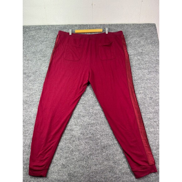 Chico’s Zenergy Women’s Size 4 20/22 Comfort Waist Red Jogger Pants Satin Trim - Picture 10 of 11